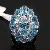 Sell Sterling Silver Natural Blue Topaz Ring, Sapphire / Moonstone Pendant, Tourmaline Bracelet, Rin