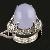 Sell Sterling Silver Natural Chalcedony Ring, Moonstone Bracelet, Pendant, Silver Jewelry, Olivine R