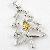 Sell Sterling Silver Natural Citrine Christmas Tree Pendant, Blue Topaz Ring, Citrine Earring, Brace