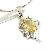 Sell Sterling Silver Natural Citrine Pendant, Blue Topaz Ring, Silver Jewelry, 18k Gold Jewelry