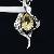 Sell Sterling Silver Natural Citrine Pendant, Blue Topaz / Sapphire Earring, Bracelet, Silver Jewelr
