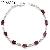 Sell Sterling Silver Natural Garnet Bracelet, Amethyst Pendant, Tourmaline Earring, Silver Jewelry
