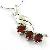 Sell Sterling Silver Natural Garnet Pendant, Garnet / Smoky Quartz Ring, Amethyst Earring, Ring