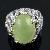 Sell Sterling Silver Natural Prehnite Ring, Amethyst / Moonstone Pendant, Tourmaline Earring, Olivin