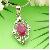 Sell Sterling Silver Natural Ruby Pendant, Blue Topaz / Citrine Earring, Ruby Bracelet, Olivine Ring