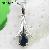 Sell Sterling Silver Natural Sapphire Pendant, Amethyst Bracelet, Tourmaline Earring, Blue Topaz Rin