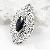 Sell Sterling Silver Natural Sapphire Pendant, Sapphire Earring, Olivine Ring, 18k Gold Jewelry