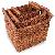 Square Rattan Basket Box In Set Woven Furniture