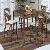 Adf-11 Colonial Bar Dining Set Classic Style Teak Mahogany Wooden Indoor Furniture