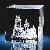 Karlstein Castle 3d Laser Crystal