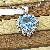 Factory For Sterling Silver Natural Blue Topaz Pendant, Earring, Silver Jewelry, 18k Gold Jewelry