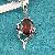 Sell Sterling Silver Natural Garnet Pendant, Blue Topaz Ring, Citrine Earring, Bracelet, Olivine Rin