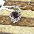 Sell Sterling Silver Natural Garnet Pendant, Prehnite Ring, Olivine Ring, Tourmaline Earring, Bracel