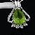 Sell Sterling Silver Natural Olivine Pendant, Citrine Earring, Tourmaline / Amethyst Ring, Bracelet