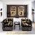 Ar Set-089 Melange Corner Sofa Set Living Room Waterhyacinth Woven Rattan Furniture