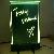 Leg Stand Table Top Led Writing Board Fb05