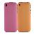 Crystal Case Cover With Screen Protector Frame Orange And Pink
