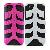 Plastic Fishbone Black Silicone Case For Apple Iphone 3gs Iphone 3g White And Pink