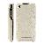 Textured Crocodile Effect Leather Flip Case Cover For Iphone 3gs Iphone 3g White