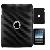 Hole Carbon Fiber Hard Case For Ipad Black