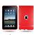 Hole Soft Silicone Skin Case Cover For Ipad Red