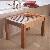 Teak Garden Bench Single Seater Small Dingklik Chair Knock Down Teka Outdoor Furniture