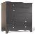 Dresser Five Drawers Mahogany Teak Indoor Furniture Kiln Dry Wood