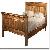 Old Java Classic Bed Queen Size Mahogany Teak Indoor Furniture Kiln Dry