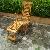 Teak Jepara Bali Steamer Chair Horizontal Slats Five Position Brass Kiln Dry Garden Furniture