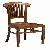 Mahogany Banteng Dining Chair Java Diningroom Wooden Indoor Furniture