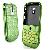 Housing Cover Keypad Green Frame With Green And Silver Crocodile For Blackberry Bold 9000