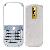 Housing Cover Keypad Pearl White And Gold For Blackberry Bold 9000 Oem