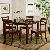 Famous Simple Dining Set For Coffee Shop, Bar, Restaurant Teak Mahogany Wooden Indoor Furniture