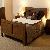 Tampica Old Java Bed Queen And King Size Teak Mahogany Wooden Indoor Furniture Knock Down
