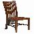 Mahogany Balero Dining Chair Kiln Dry Wooden Furniture Jepara Java Indonesia