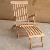 Standard Bali Decking Steamer Sun Lounger Chair Teak Teka Wooden Outdoor Garden Furniture