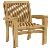 Surabaya Straight Stacking Dining Chair Teak Teka Wooden Garden Outdoor Furniture