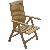 Teka Reclining Curve Dorset Chair Five Position Teak Wooden Garden Outdoor Furniture