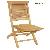 Teka Savana Folding Chair Without Arm Rest Teak Wooden Garden Outdoor Furniture