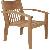 Tokyo Curve Arm Stacking Dining Chair Teka Teak Wooden Garden Outdoor Furniture