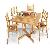 Denver Teak Square Dining Set Teka Wooden Garden Outdoor Furniture