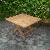 Small Folding Picnic Table Teka Teak Wooden Outdoor Garden Furniture