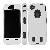 Rugged Hard Plastic Case For Iphone 4 White