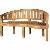 Teka Classic Banana Peanut Benches Teak Wooden Outdoor Garden Furniture Indonesia