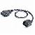 17-pins To Obd Ii Female Connector For Mazda