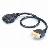 Hyundai-mitsubishi 12-pins To Obdii Female Connector Obd-ii 16