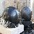 Marble Spinning Ball Fountains , Garden Fountain Balls, Floating Sphere, Stone Balls