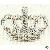 Crown Rhinestone Design, Crowns Hot Fix Design, Crown Rhinestone Motif Design