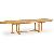 Teak Bali Oval Extension Table With Six Knock Down Legs Teka Outdoor Indoor Garden Furniture