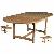 Teak Java Bali Oval Extension Table Teka Outdoor Garden Furniture Knock Down Solid Kiln Dry